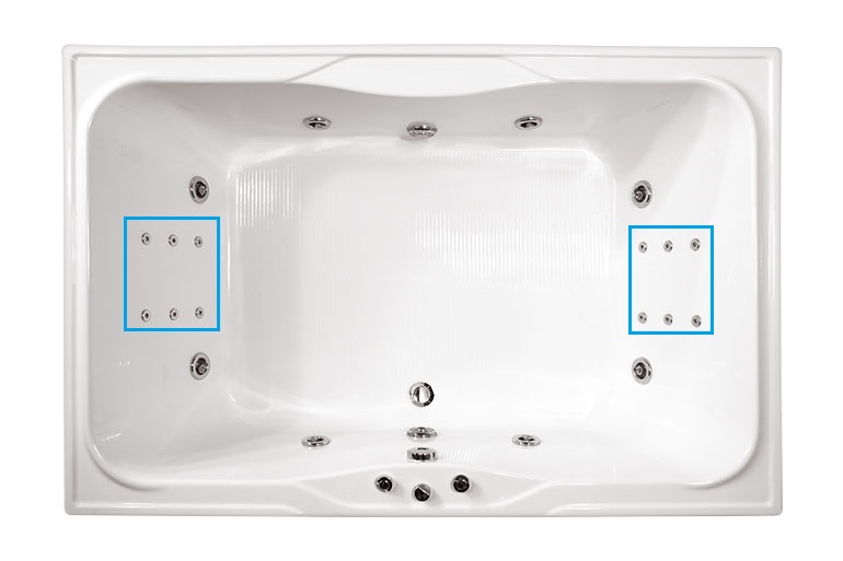 Спинной двухсторонний массаж XXL