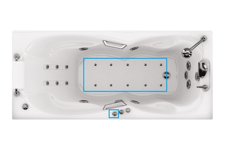 Аэромассаж с компрессором 0.4 Квт Sirem