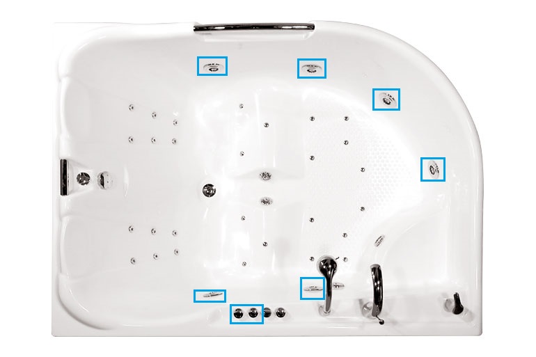 Гидромассаж 2 XXLс двигателем 1.5 Квт Sirem