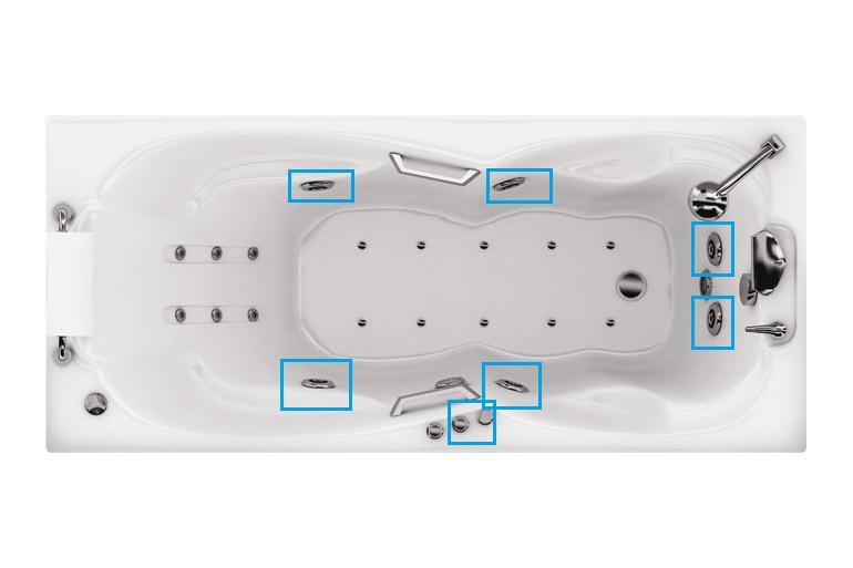 Гидромассаж с двигателем 0.9 Квт Sirem