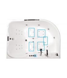 Аэромассаж 2 XXL с компрессором 0.7 Квт Sirem