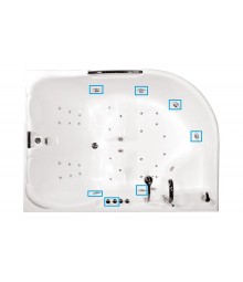 Гидромассаж 2 XXLс двигателем 1.5 Квт Sirem